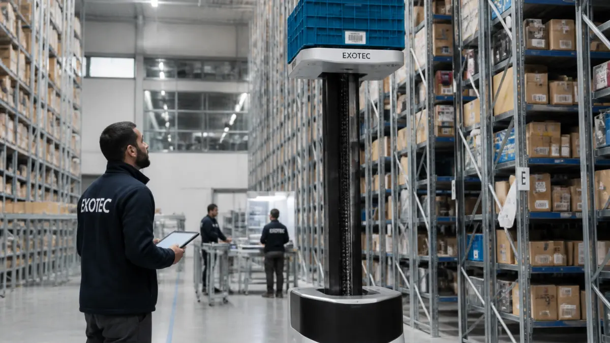 Exotec : l’influence des robots français sur la logistique des entrepôts