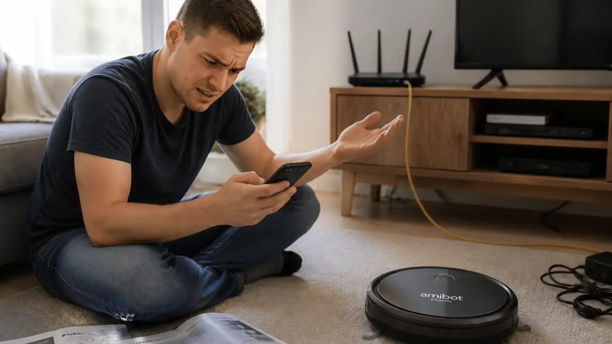 Amibot Home ne fonctionne plus : comment résoudre le problème étape par étape