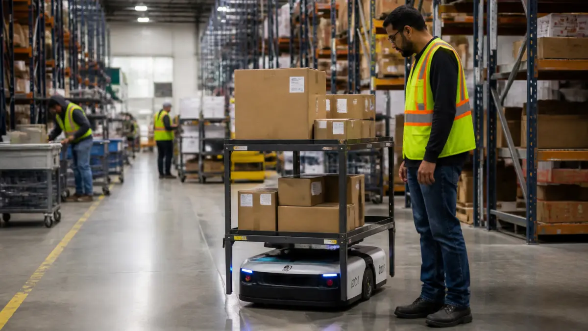 Robotique logistique : pourquoi les entrepôts deviennent automatisés
