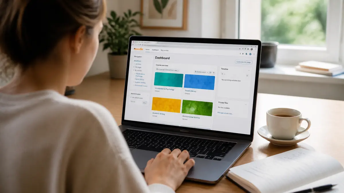 Moodle UHA : comment personnaliser rapidement votre tableau de bord