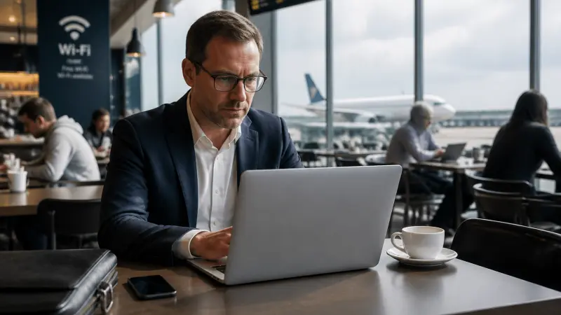 CyberGhost pour agences : sécuriser les connexions pendant les voyages d’affaires